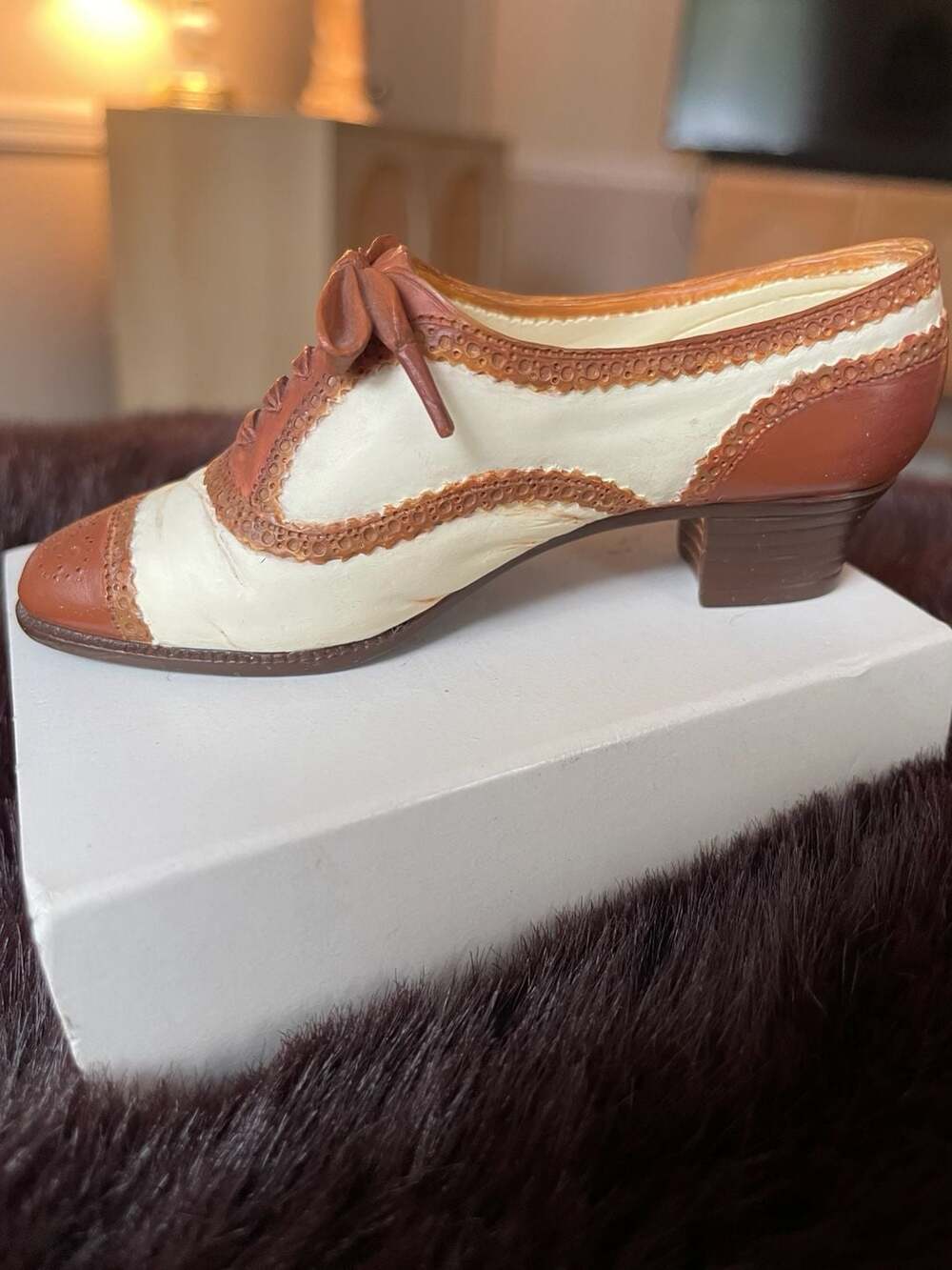 Just The Right Shoe Brogue Ballyhoo Miniature Figurine Raine Willits